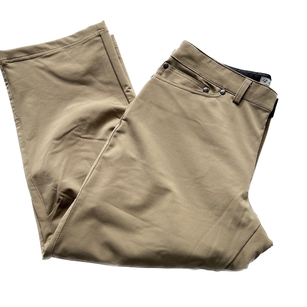 Bontrager Tan Cycling Cycle Bike Capri Pants Size S Nylon Blend